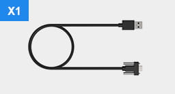 USB 3.2 Type C to Type Aケーブル（最大10Gbps）