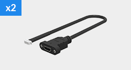 SHD to HDMI type A ブレークアウトケーブル