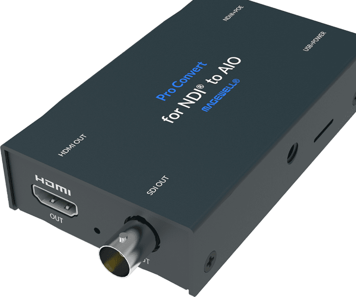 Magewell | Pro Convert for NDI® to AIO | NDI®をHD HDMI/SDIへ変換